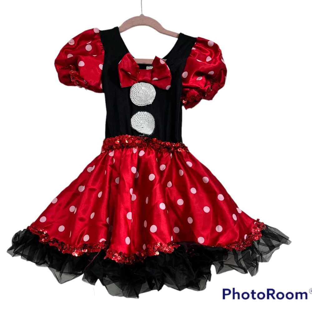 A Wish Come True Girls Minnie Mouse Costume Size 5-7